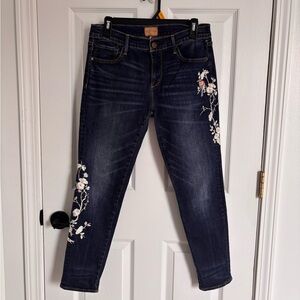Driftwood free people Floral Embroidered Women's Jeans